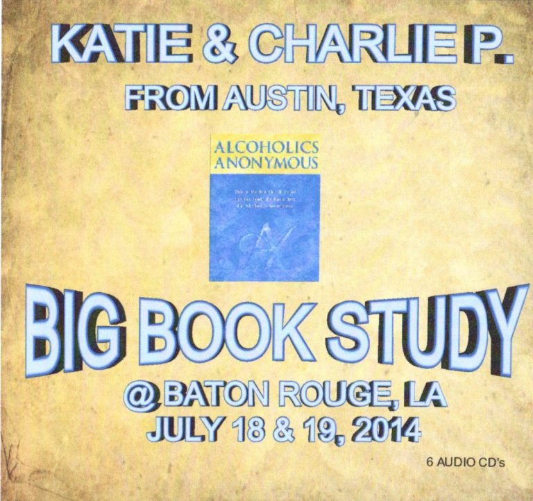 Big Book Study Katie and Charlie P